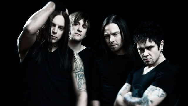 Men tattoos dark room group free wallpaper - medium preview image