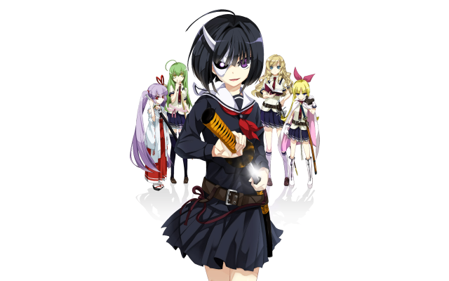 Girl black dress gun anime #2 free wallpaper - medium preview image