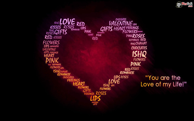 Heart word cloud love bapu free wallpaper - medium preview image