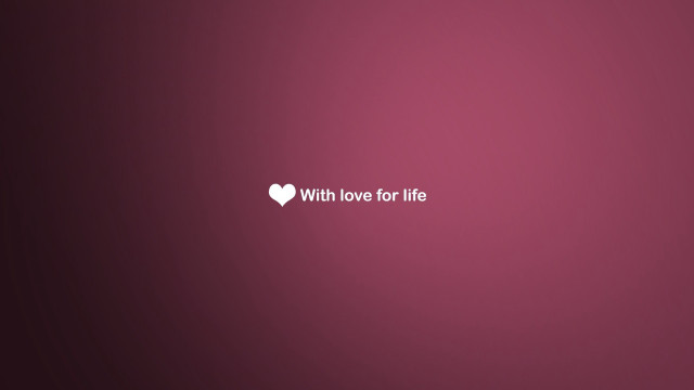 Pink heart love for life #2 free wallpaper - medium preview image