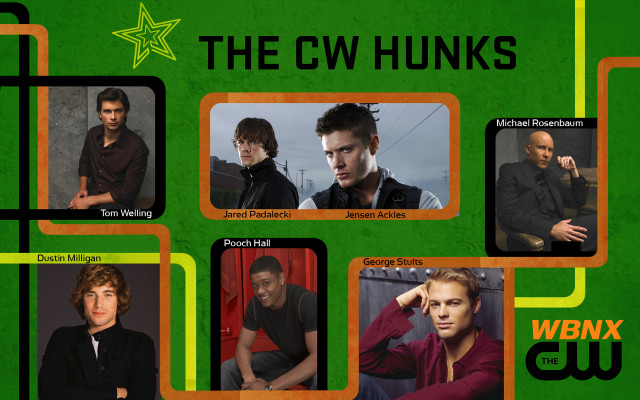 Cw hunks group men green free wallpaper - medium preview image
