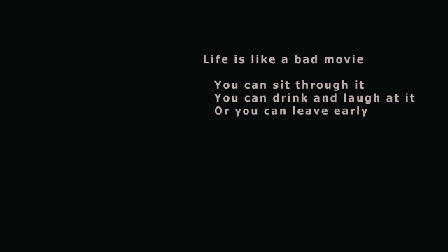 Life is like a bad free wallpaper - medium preview image