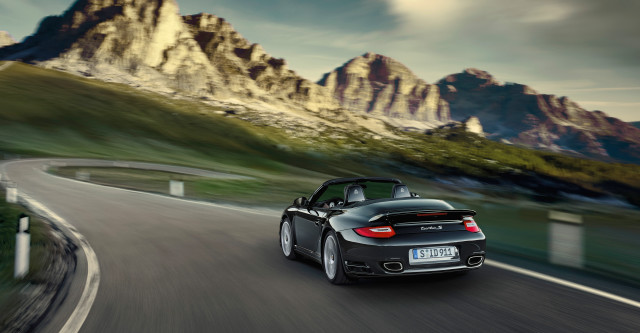 Car driving road mountains cloudy #2 free wallpaper - medium preview image