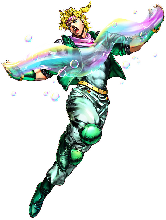 Man green white outfit flying free wallpaper - medium preview image