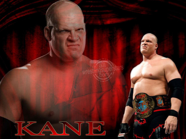 Wrestler red curtain name kane free wallpaper - medium preview image