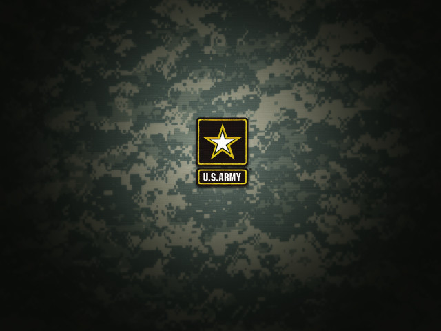 Military emblem black background green free wallpaper - medium preview image
