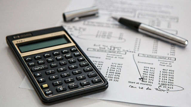Calculator pen paper top calculator free wallpaper - medium preview image