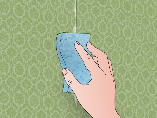 Hand cloth green wallpaper pattern free wallpaper - medium preview image