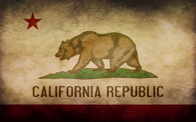Grungy flag bear california republic #3 free wallpaper - medium preview image