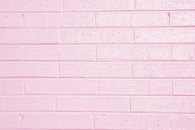 Pink brick wall clock black free wallpaper - medium preview image