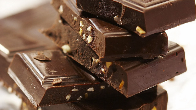Chocolate bars stack nuts table free wallpaper - medium preview image