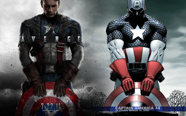 Superheroes cloudy sky black background free wallpaper - medium preview image