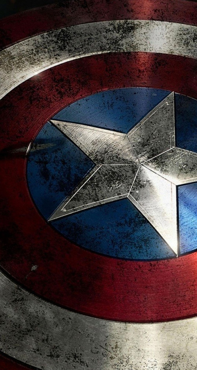 Captain america shield star red free wallpaper - medium preview image