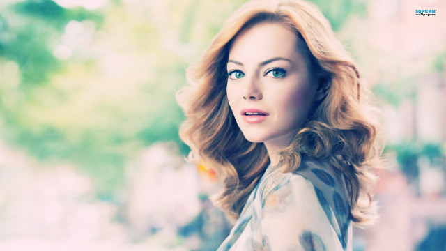 Woman long hair blouse looking free wallpaper for desktop - medium preview image