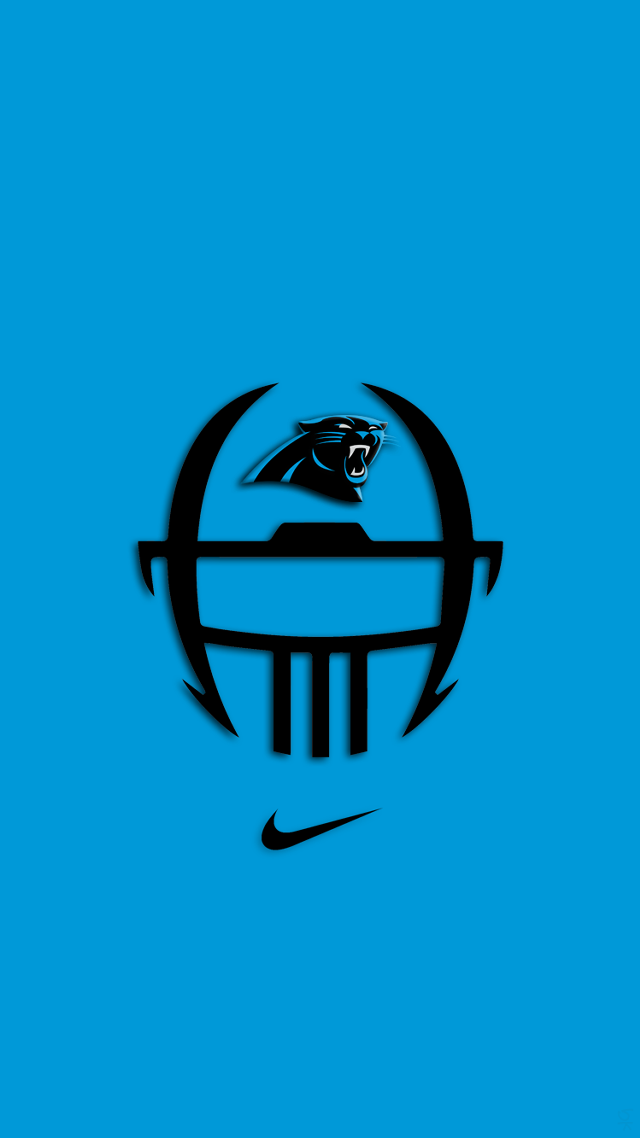 Blue background black panther logo free wallpaper - medium preview image