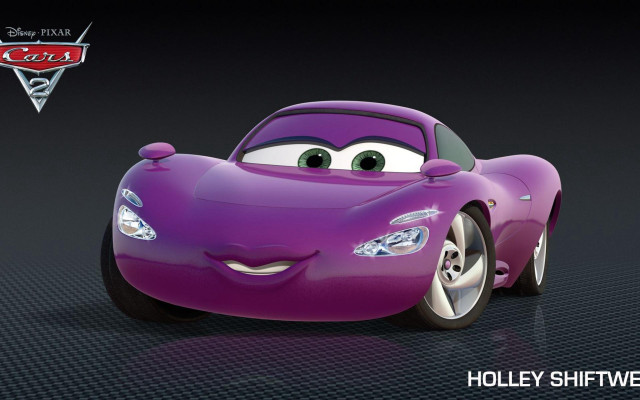 Purple car face eyes caption free wallpaper - medium preview image