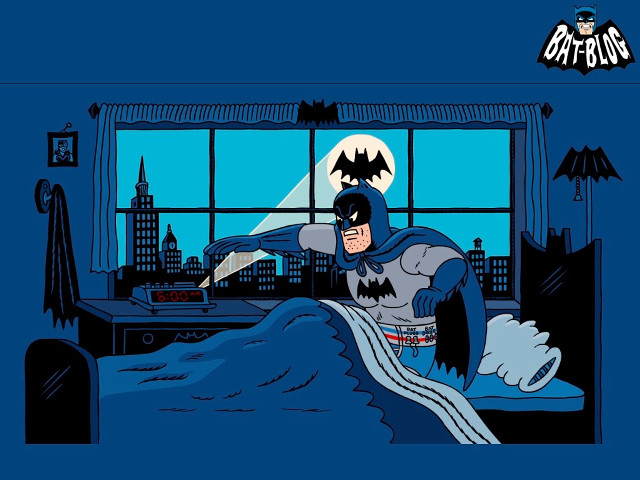 Batman bedroom window statue cartoon free wallpaper - medium preview image