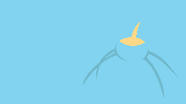 Blue background yellow hat top free wallpaper - medium preview image