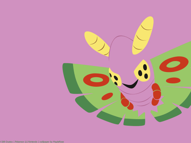 Cartoon butterfly with face wings free wallpaper - medium preview image