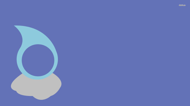 Blue white logo curved tail #2 free wallpaper - medium preview image