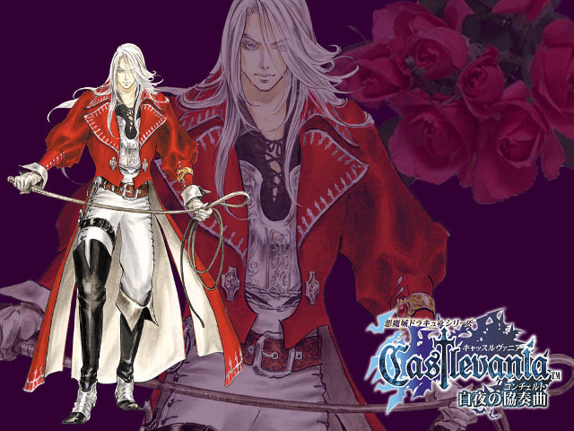 Man red coat white pants free wallpaper - medium preview image