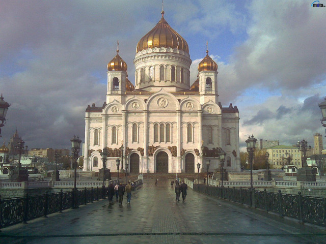 Large white building gold domes #4 free wallpaper - medium preview image