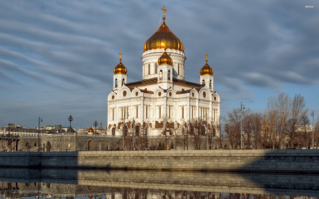 Large white building gold domes free wallpaper - medium preview image
