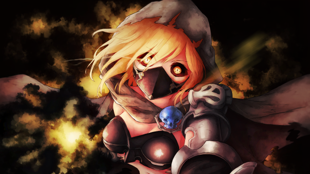 Blonde woman blue ball gun free wallpaper - medium preview image