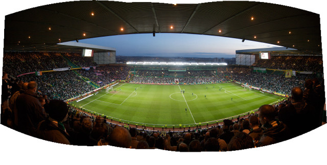 Soccer stadium night crowd stands free wallpaper - medium preview image
