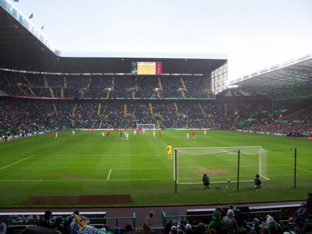 Soccer field goalie crowd people free wallpaper - medium preview image
