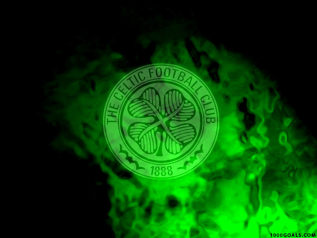 Green glow shamrock celtic football free wallpaper - medium preview image