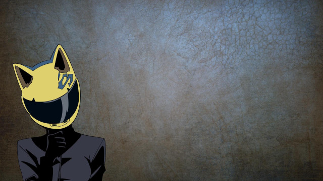 Cartoon character yellow helmet black free wallpaper - medium preview image