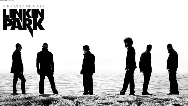 Beach people ocean group linkin free wallpaper - medium preview image