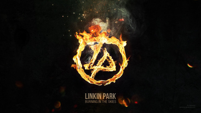 Fire letter a dark background free wallpaper - medium preview image