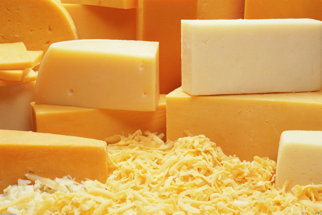 Cheese pile shredded cubes side free wallpaper - medium preview image