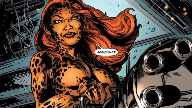 Comic character gun leopard skin free wallpaper - medium preview image