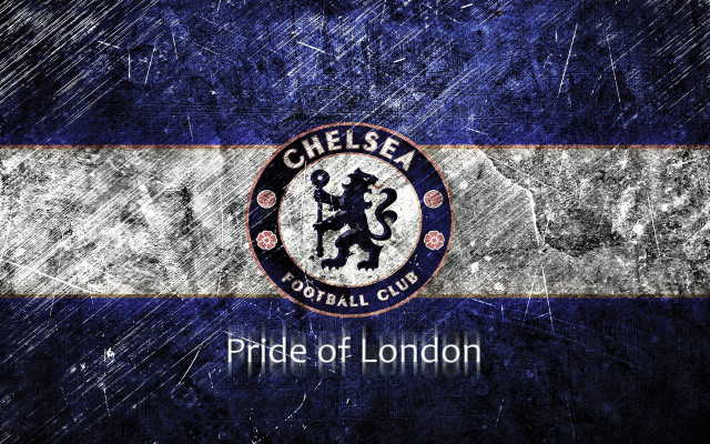 Chelsea logo blue white pride free wallpaper - medium preview image
