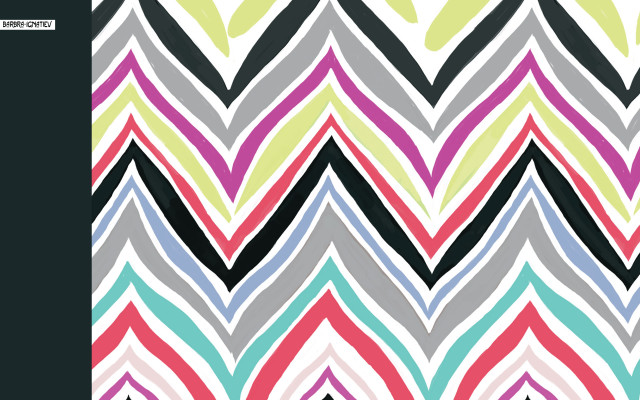 Colorful chevron pattern black background free wallpaper - medium preview image