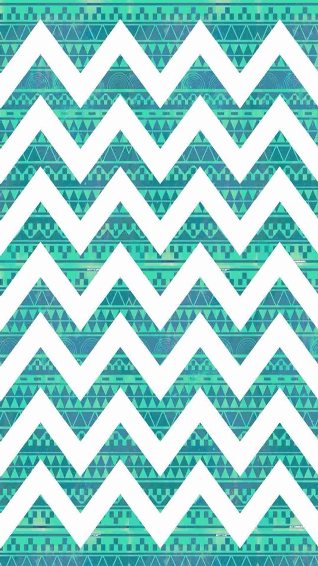 Blue white chevron green background free wallpaper - medium preview image