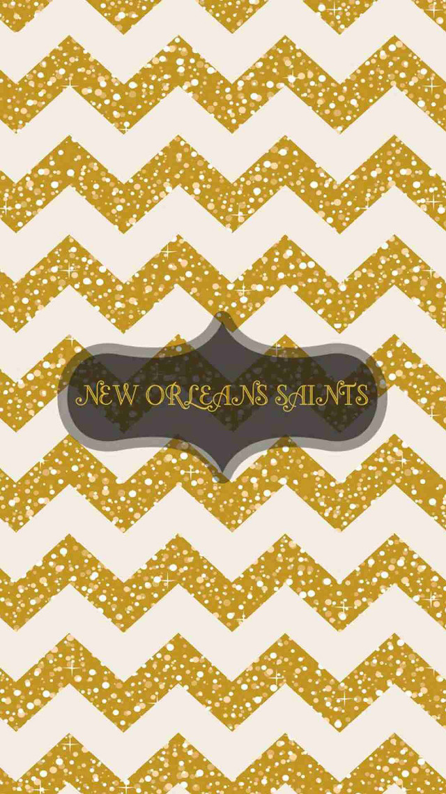 Saints chevron pattern black border free wallpaper - medium preview image