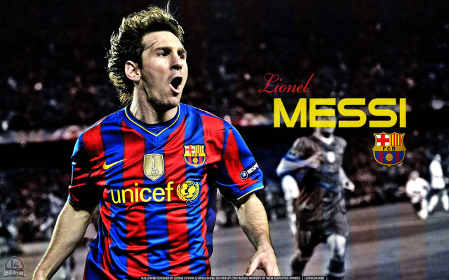 Ronald messi soccer heroic poster free wallpaper - medium preview image