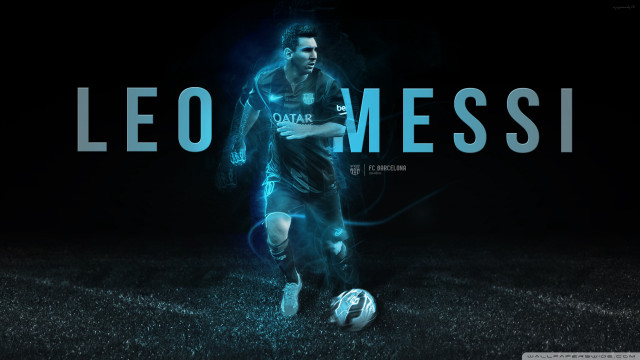 Soccer man messi background space free wallpaper - medium preview image