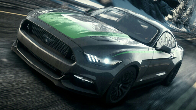 Mustang driving road project work free wallpaper - medium preview image