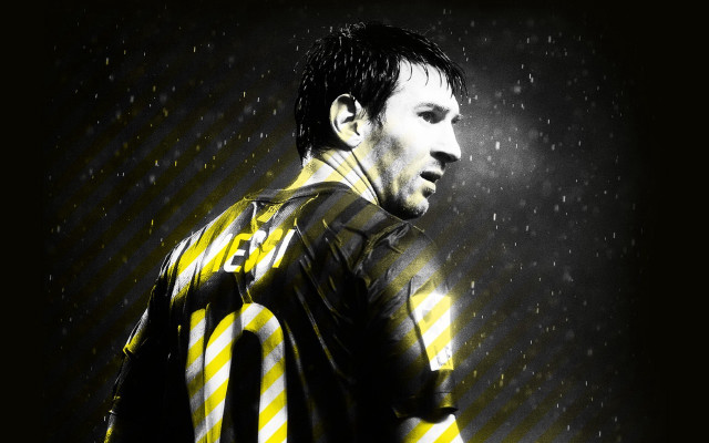 Man black yellow uniform stripe #2 free wallpaper - medium preview image