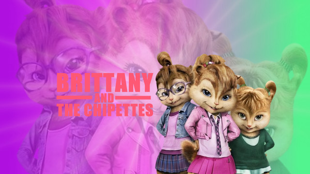 Cartoon cats group purple green free wallpaper - medium preview image