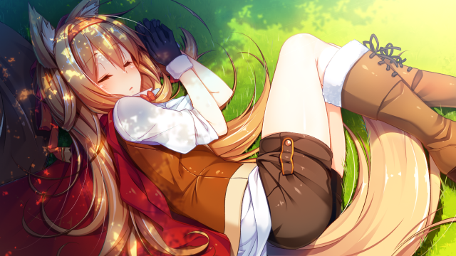 Woman laying ground legs crossed #5 free wallpaper - medium preview image