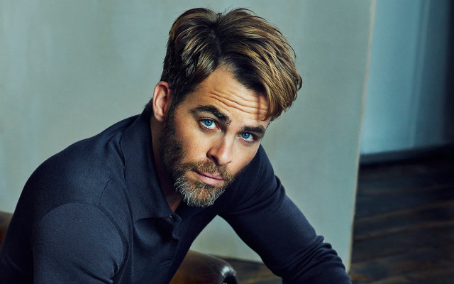 Bearded man black shirt serious free wallpaper - medium preview image
