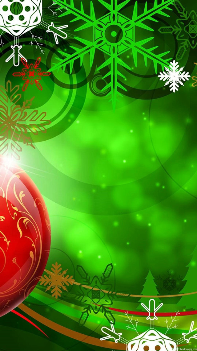 Christmas background red ornament snowflakes #3 free wallpaper - medium preview image