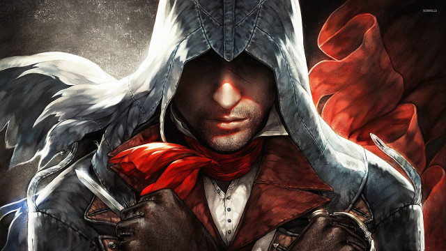 Man red jacket hoodie bird free wallpaper - medium preview image