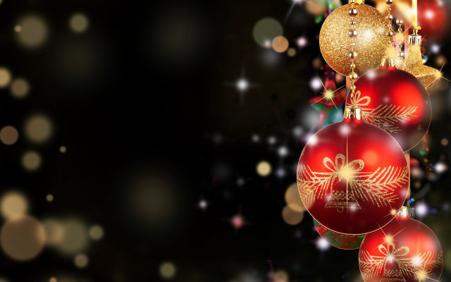 Ornaments christmas lights bokeh miku free wallpaper - medium preview image